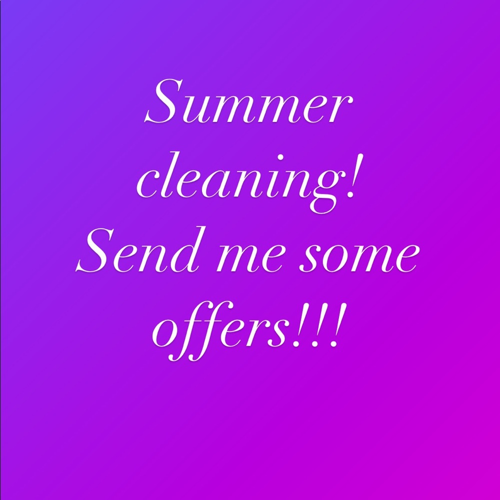Summer cleaning